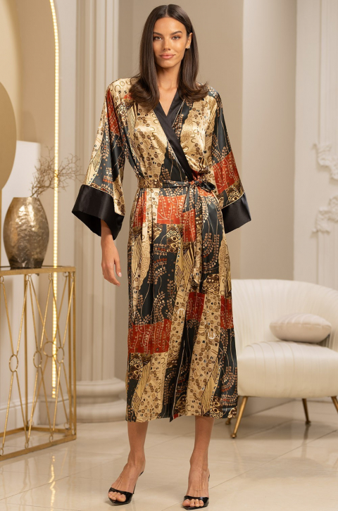 Халат  запашной Mia-Amore Климт Klimt 4429