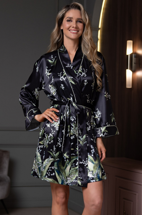 Миа-Аморе Mia-Amore 4553 Халат короткий Лурдес Lurdes